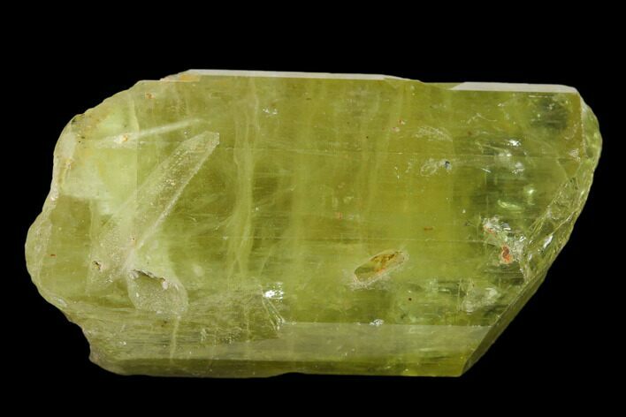 Gemmy, Yellow Apatite Crystal - Morocco #135393